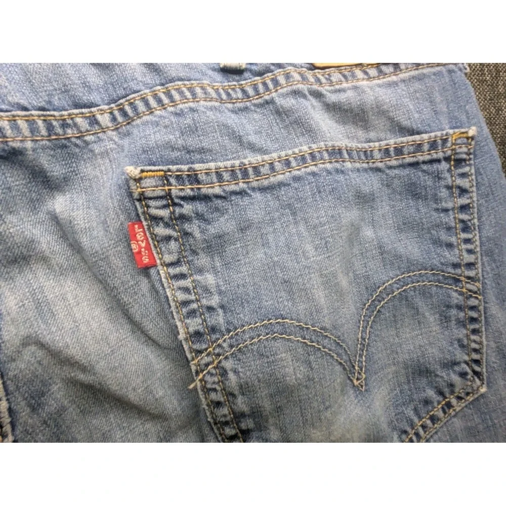 Vtg Levis 559 Relaxed Straight 38X32 Men's Blue Medium Wash Outside‎ Denim Pants
